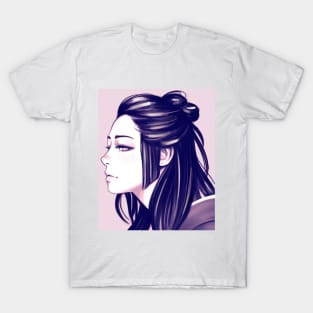 Pink asian girl T-Shirt